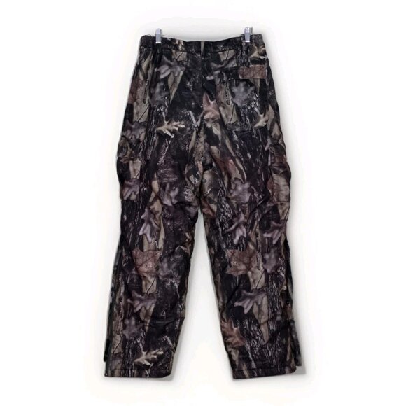 Backwoods Camo Hunting Pants Men L Pure Camo Vertical HD Insulated Lined Pockets - Picture 2 of 16